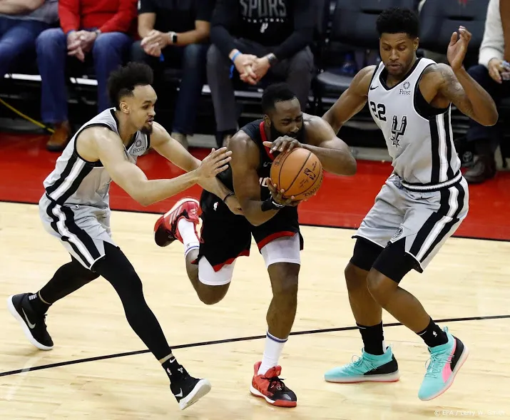 harden evenaart zichzelf met 61 punten