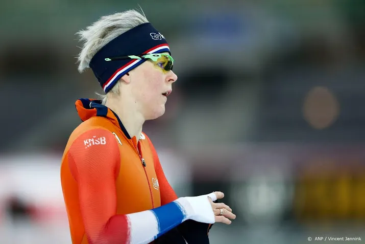 het spookt niet meer in het hoofd van schaatskampioene ter mors
