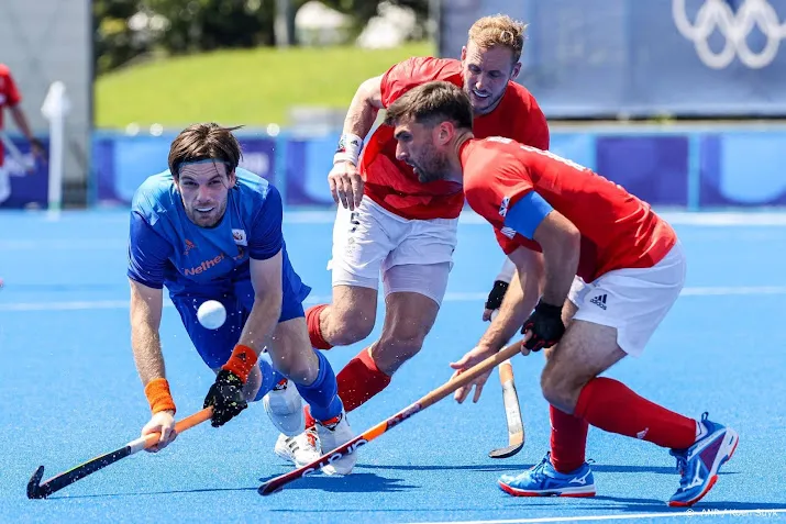 hockeyers blijven tegen groot brittannie steken op gelijkspel