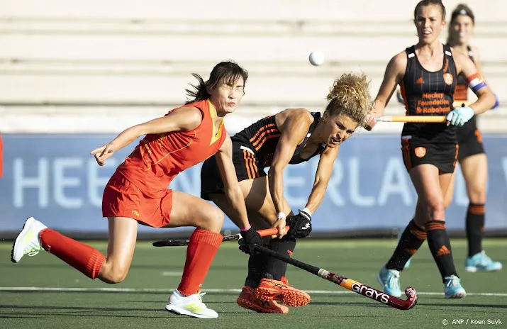 hockeysters in pro league moeizaam langs china