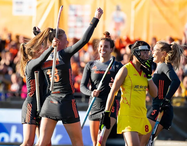 hockeysters in pro league ruim langs china