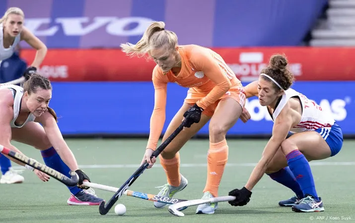 hockeysters verslaan groot brittannie in shoot outs
