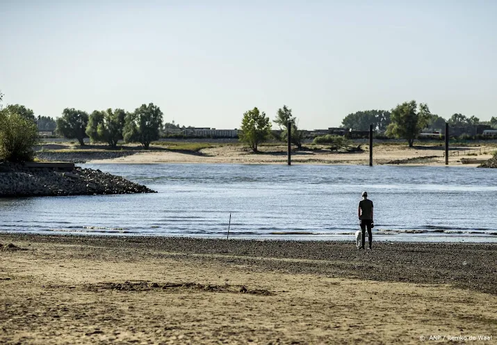 hoeveelheid water in maas en rijn daalt snel
