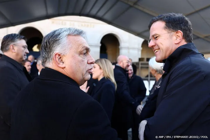 hongaarse premier orban steunt rutte als nieuwe navo chef