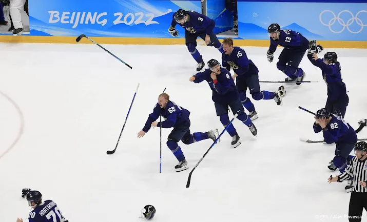 ijshockeyers finland winnen voor het eerst olympische titel