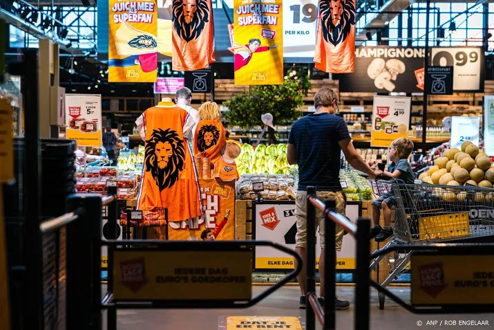 ing supermarkten lopen veel omzet mis door uitschakeling oranje
