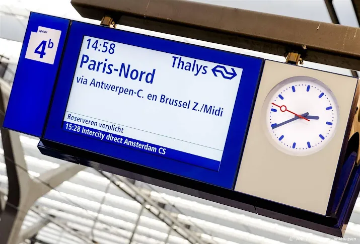 internationale treinen vallen volgende week uit om franse staking