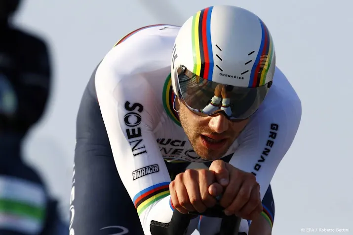 italiaan ganna net iets sneller dan van aert in tijdrit dauphine