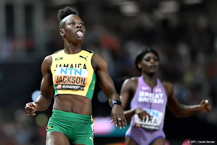 jackson wereldkampioene 200 meter met tweede tijd ooit 2141