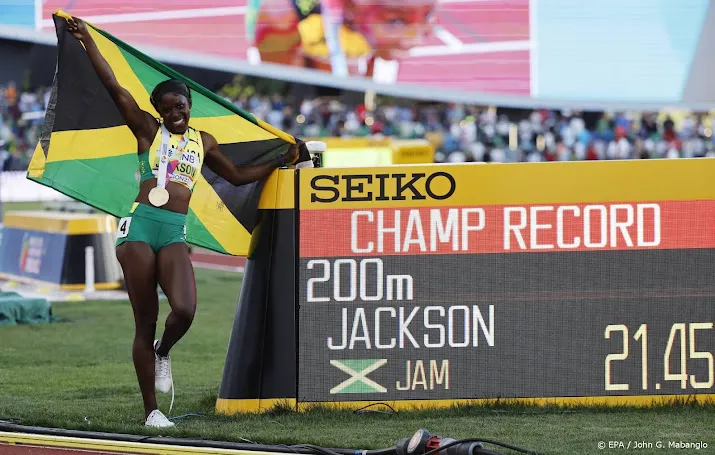 jamaicaanse jackson sprint wk record schippers uit de boeken