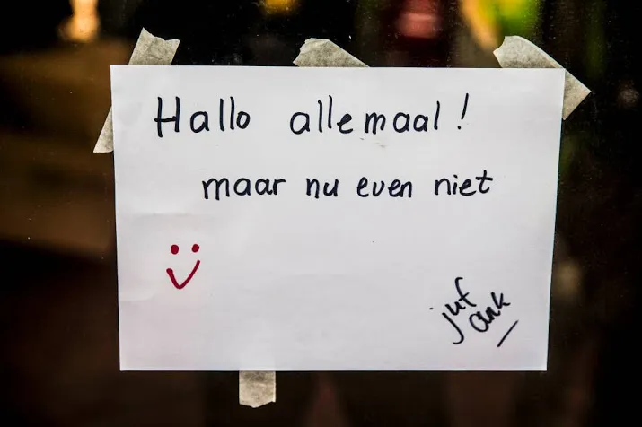 juffen en meesters weer in staking