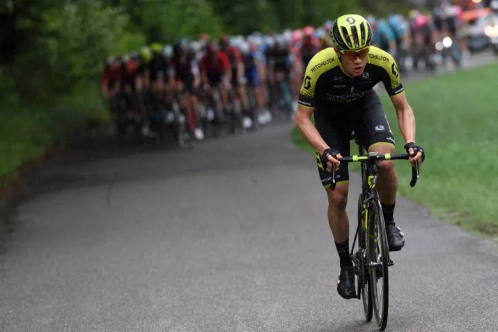 juul jensen blijft peloton voor in zwitserland