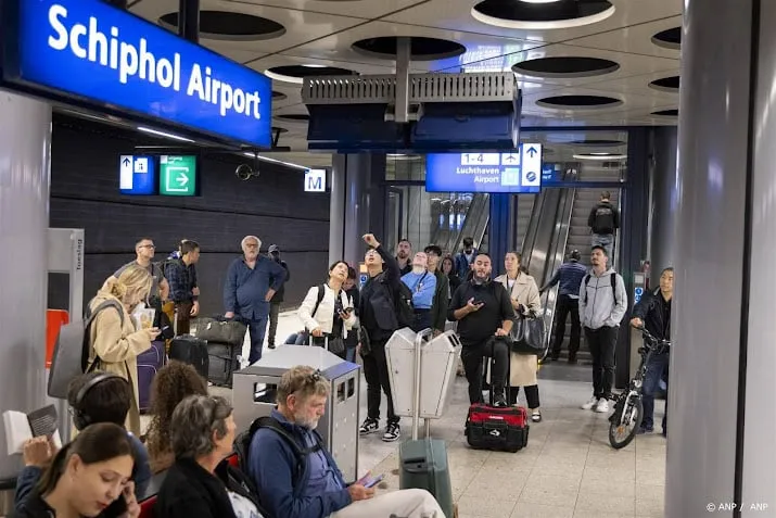 komend weekend en volgende week minder treinen rondom schiphol
