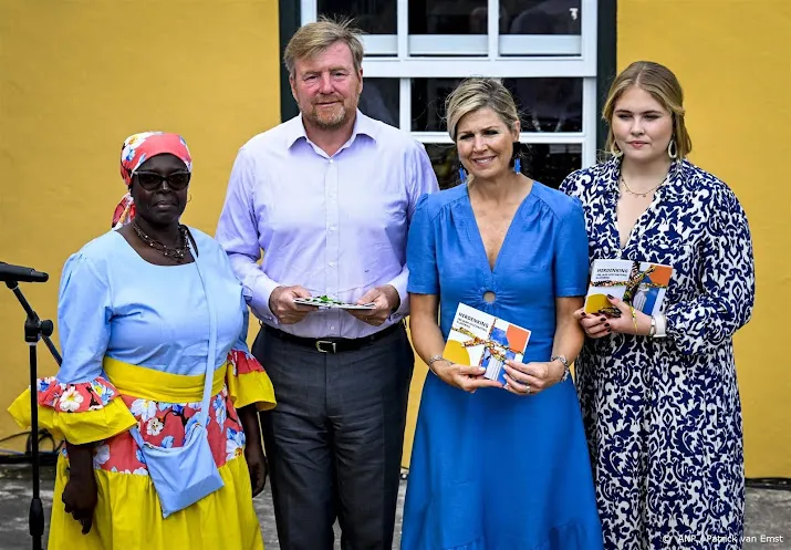 koning in brief tula symbool voor de kracht van curacao