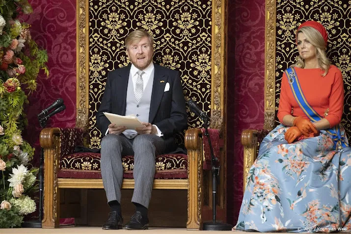 koning komende periode in teken van herstel zorgpersoneel