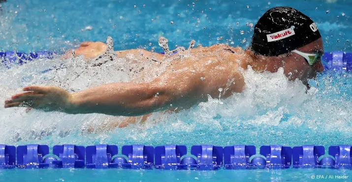 korstanje zwemt nederlands record maar mist wk finale