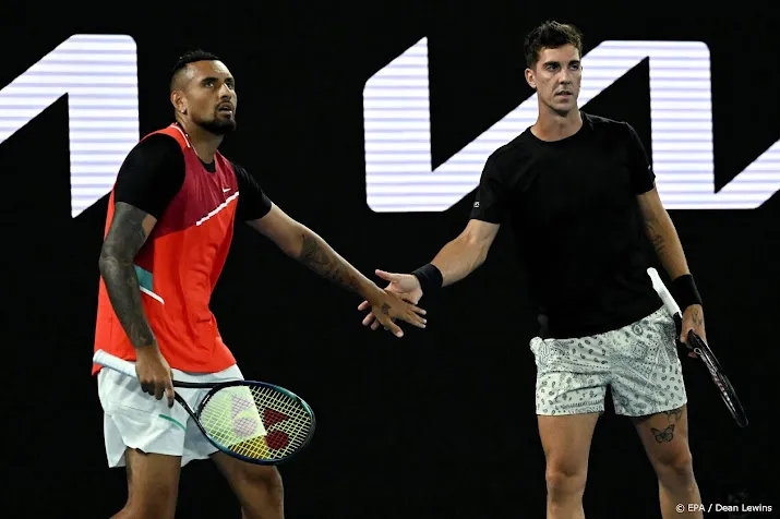 kyrgios en kokkinakis winnen dubbelspel australian open