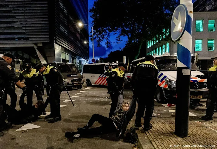laatste actievoerders extinction rebellion in den haag verwijderd