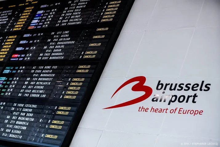 luchthaven brussel plat door staking
