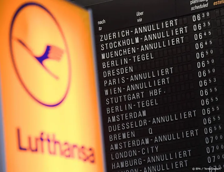 lufthansa schrapt 1300 vluchten door staking