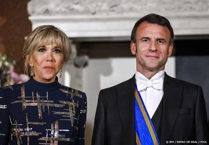 macron sluit staatsbezoek af met koningspaar en kabinetsoverleg