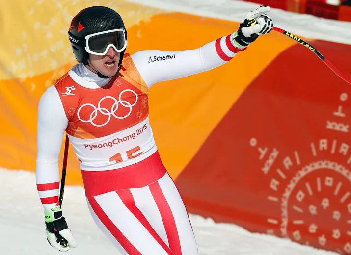 mayer pakt op super g tweede olympische titel