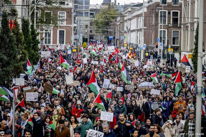 meerdere pro palestijnse demonstraties en vredeswandeling