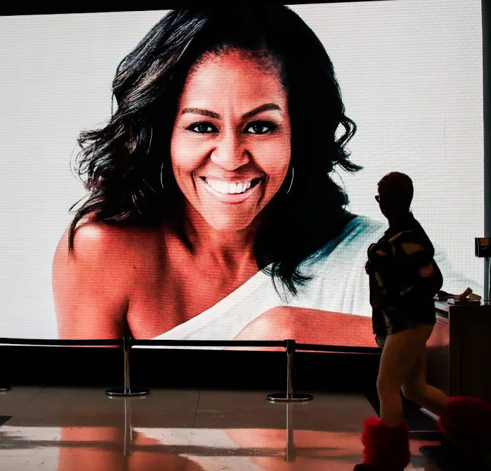 michelle obama op kop in boeken top 10