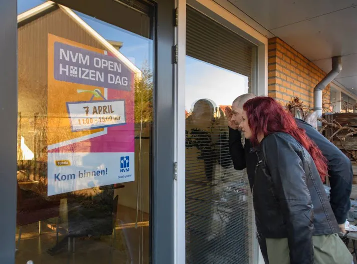 minder open huizen op woningkijkdag
