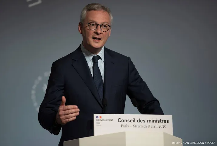 minister rekent op 8 procent krimp voor franse economie