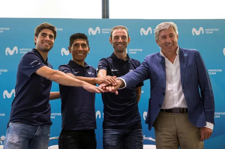 movistar begint met drie kopmannen aan tour