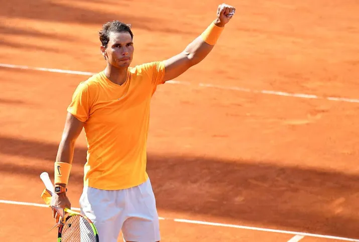 nadal laat zich in rome niet verrassen