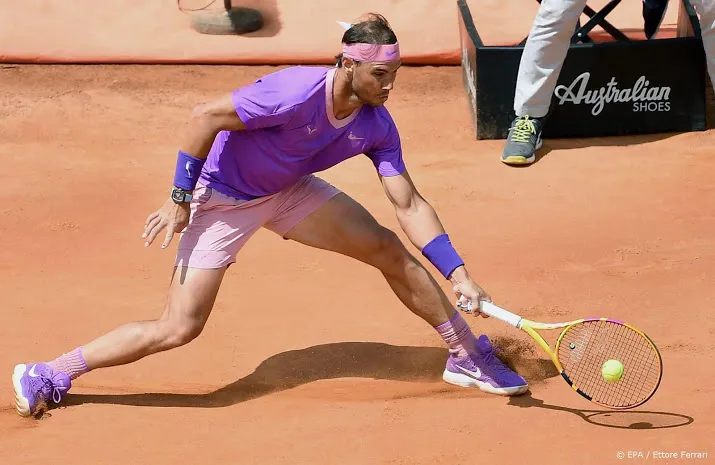 nadal overleeft twee matchpoints in rome