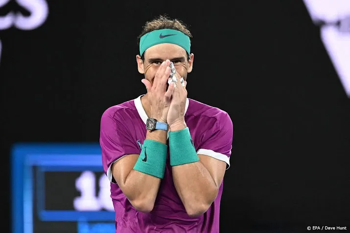 nadal speelde een van de meest emotionele duels uit loopbaan