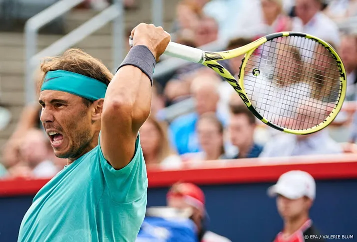 nadal zonder te spelen in finale montreal