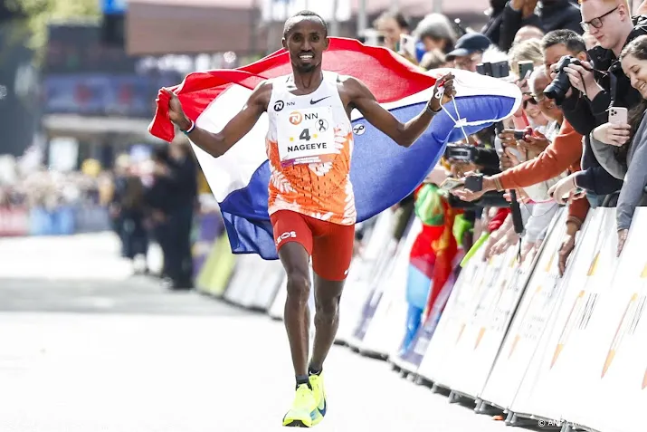 nageeye wist al snel in marathon niemand gaat mij eraf lopen