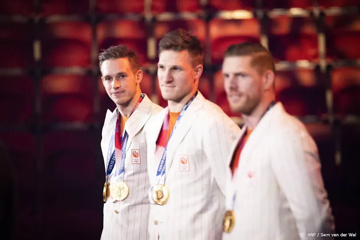 nederlandse medaillewinnaars gehuldigd in sportcampus zuiderpark