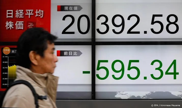 nikkei doet opnieuw stapje terug