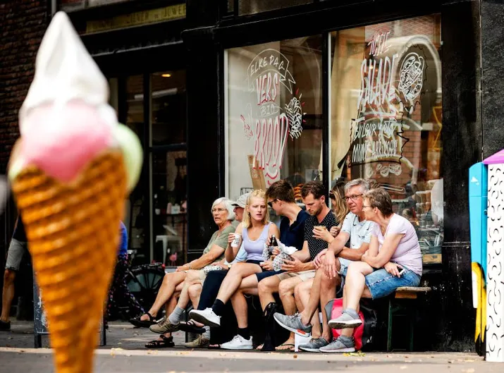 nooit eerder zo warm op 25 juli