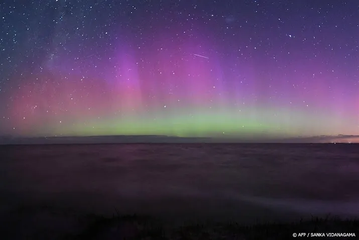 noorderlicht was te zien boven nederland