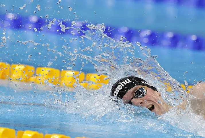 olympisch zwemdebuut smaakt naar meer voor papa knipping