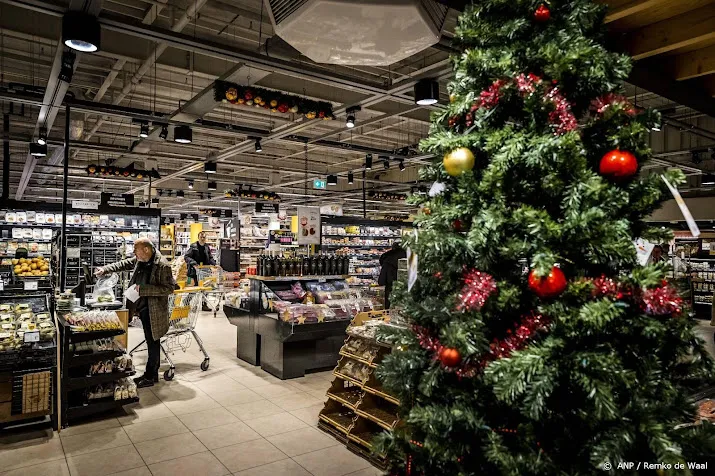 onderzoek opnieuw omzetrecord supermarkten tijdens kerstweek