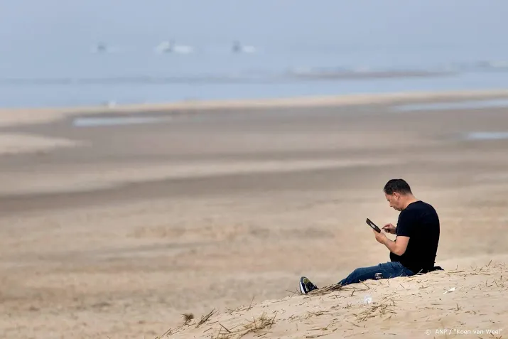 ook op eerste paasdag rustig aan de kust