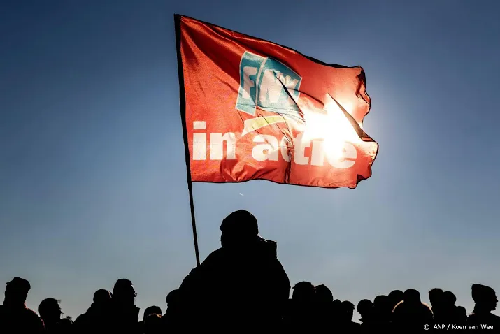 pensioenprotest in hele land te merken