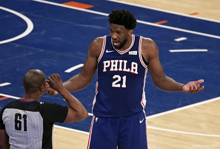 philadelphia 76ers op voorsprong tegen raptors