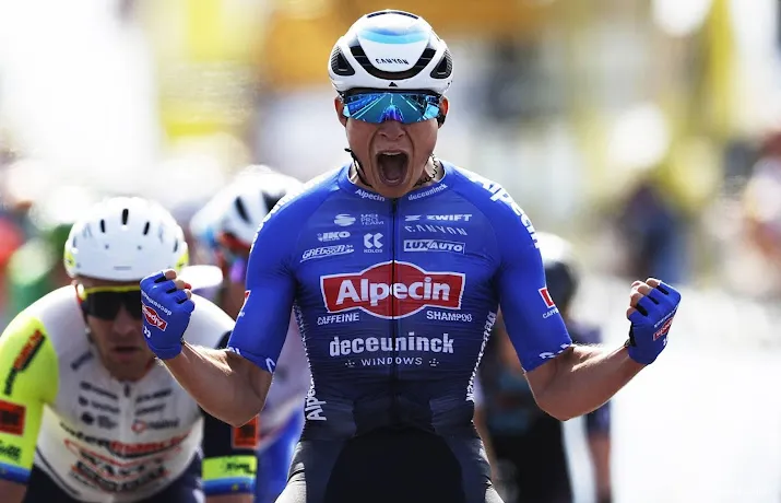 philipsen dacht aantal seconden dat hij vierde etappe in tour won