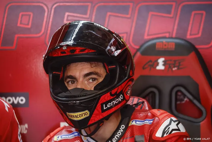 pole bagnaia marquez vanaf plek 2 bij rentree in gp frankrijk