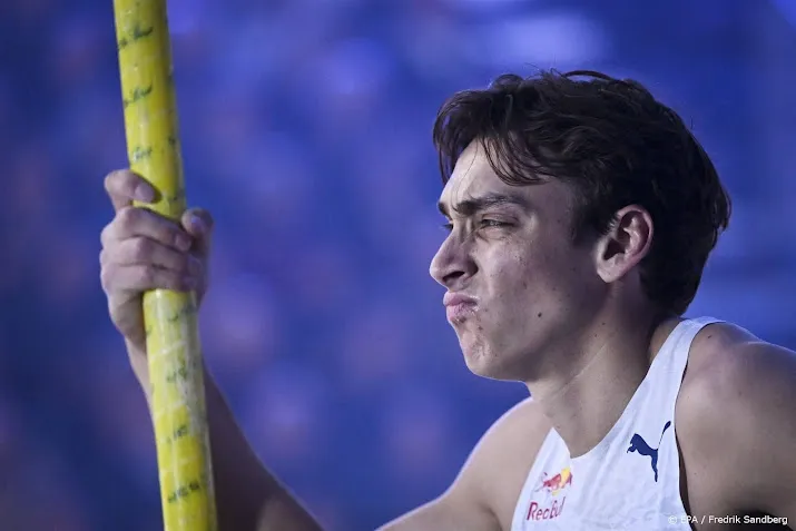 polsstokhoogspringer duplantis gaat niet naar ek indoor