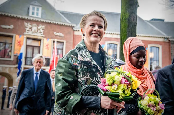 prinses mabel ontvangt geuzenpenning
