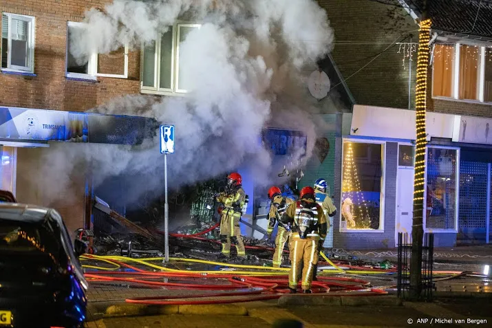 ravage bij poolse winkel aalsmeer na brand